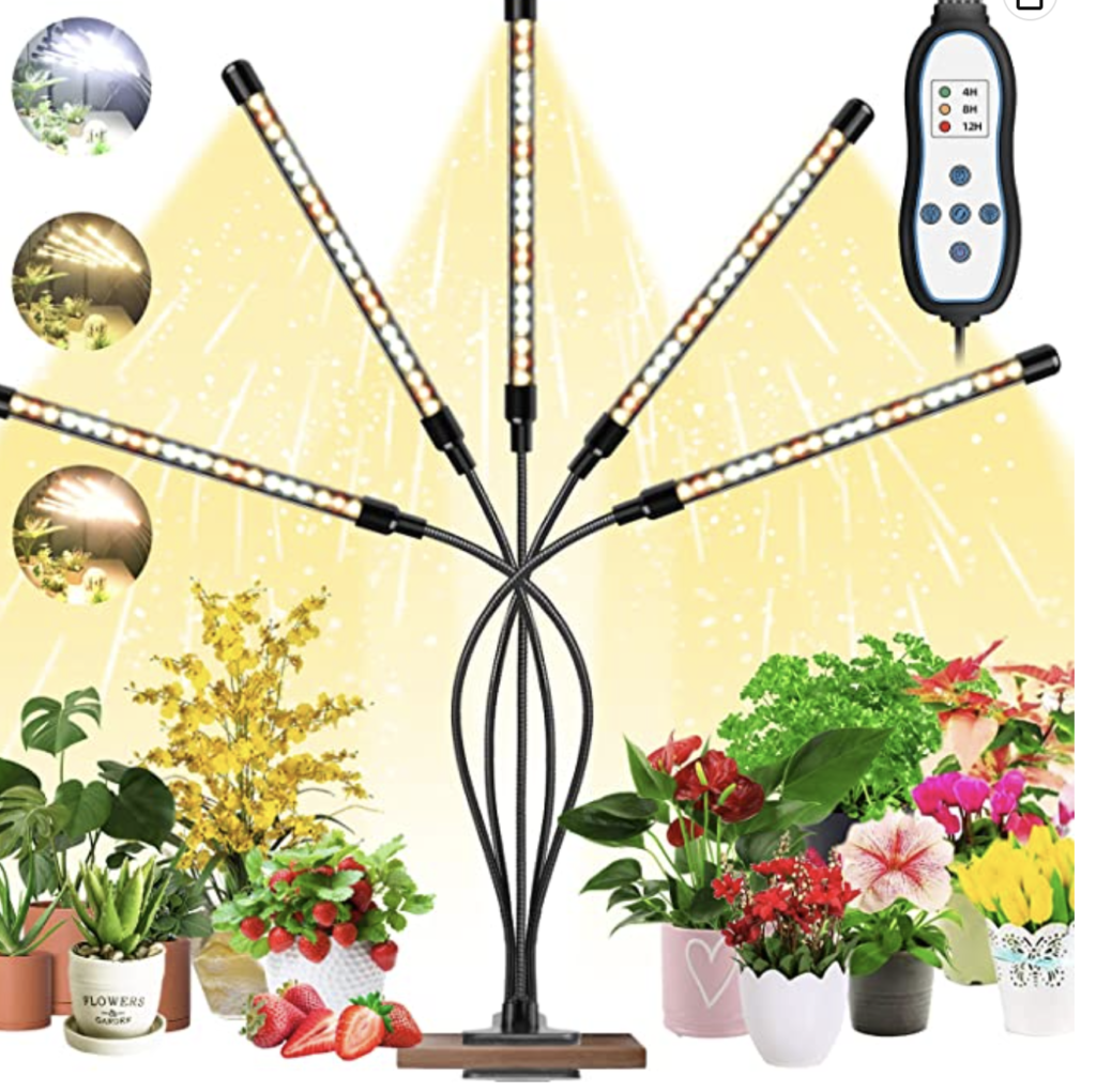 Lampe de Plante, Lampe de Croissance avec Trépied, 80 LEDs Plant Lampe  Horticole Croissance Floraison 4
